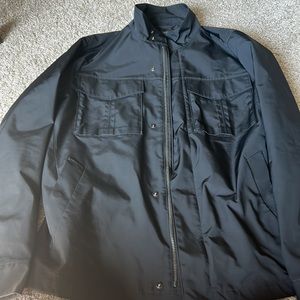 Theory zip hard shell jacket. Large